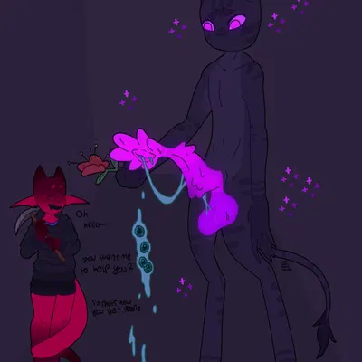 ender (lilmeowmeowsenpai), sylo (lilmeowmeowsenpai) (microsoft, minecraft) created by lilmeowmeow senpai