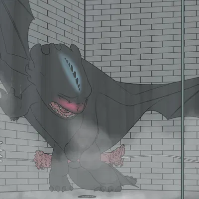 fahren (night fury) (dreamworks, european mythology) created by trail-of-scales