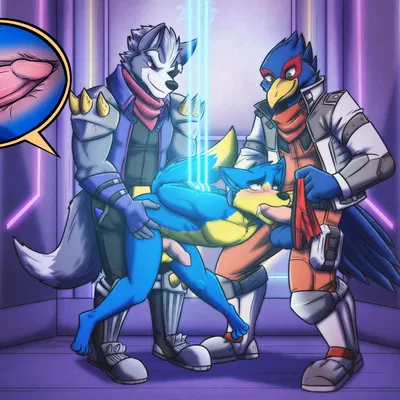 falco lombardi, jaydenthethunderwolf (character), wolf o'donnell (nintendo, star fox) created by juniorjosi