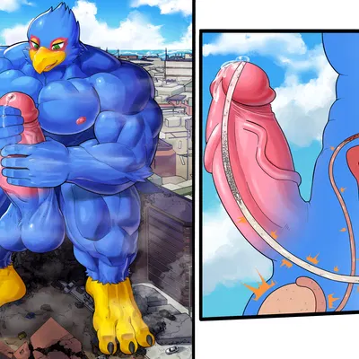 falco lombardi (nintendo, star fox) created by mayar