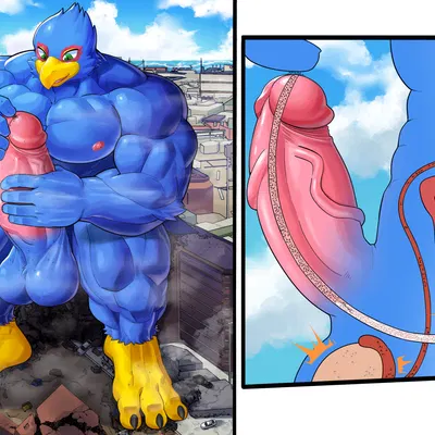 falco lombardi (nintendo, star fox) created by mayar