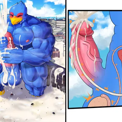 falco lombardi (nintendo, star fox) created by mayar