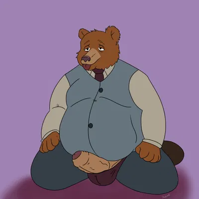 father bear (little bear, nelvana) created by denki404