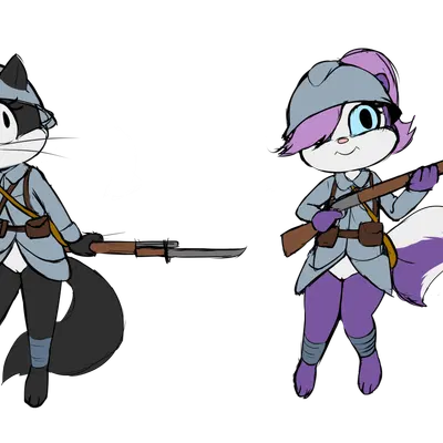 fifi la fume, penelope pussycat (looney tunes, tiny toon adventures) created by e254e