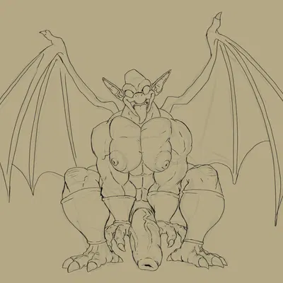 firebrand (capcom, demon's crest) created by koopacoon