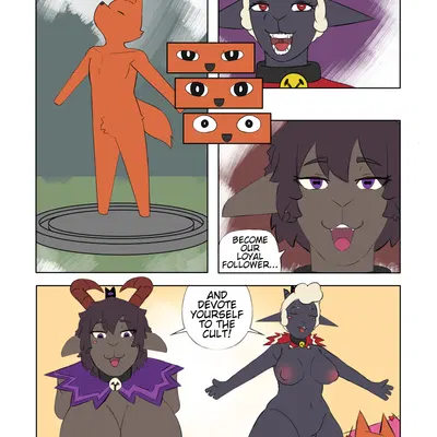 follower (cult of the lamb), goat (cult of the lamb), lamb (cult of the lamb) (cult of the lamb, massive monster (studio)) created by worldofpaint