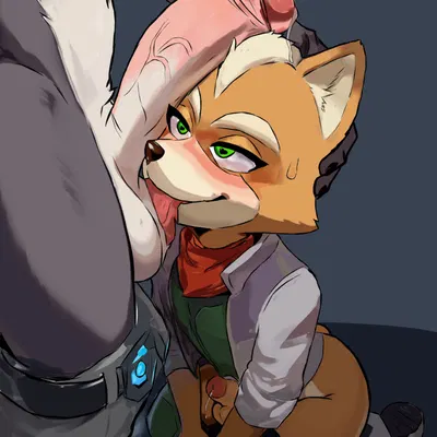 fox mccloud, wolf o'donnell (nintendo, star fox) created by zar afterdark