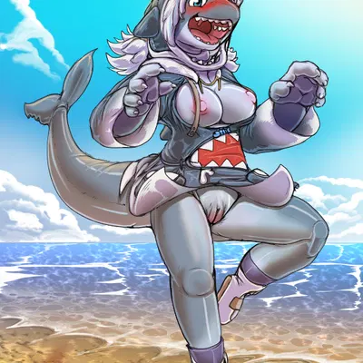 gawr gura (hololive, hololive en) created by kitsune youkai