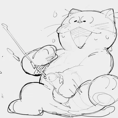 ghost cat anzu created by masshiro