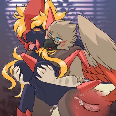 gigi (nilobunny), hawkward (nintendo, pokemon) created by brahkest