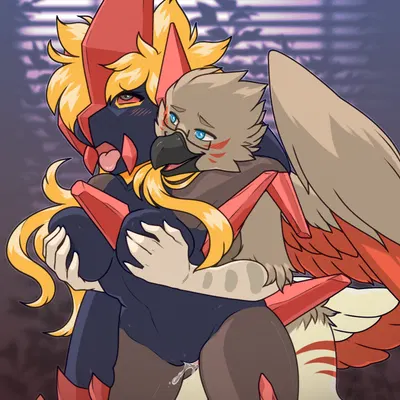 gigi (nilobunny), hawkward (nintendo, pokemon) created by brahkest