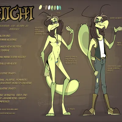 giichi (lazylux) (hanna-barbera, space ghost (series)) created by lazylux