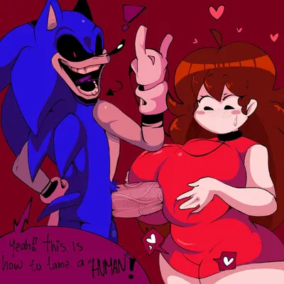 girlfriend (fnf), scrimbo (sonic.exe) (creepypasta, friday night funkin') created by bify