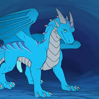 glacius draconian (european mythology, mythology) created by deanosaior