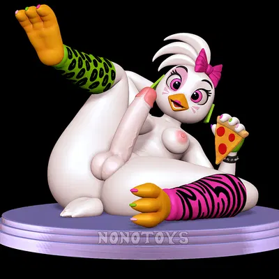 glamrock chica (five nights at freddy's, five nights at freddy's: security breach) created by nonotoys