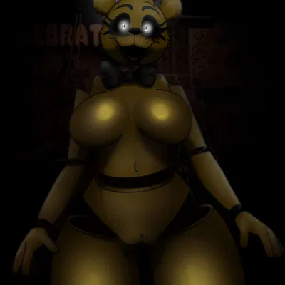 golden freddy (fnaf) (five nights at freddy's, patreon) created by beanontoast