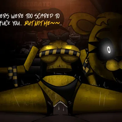 golden freddy (fnaf) (five nights at freddy's, patreon) created by beanontoast