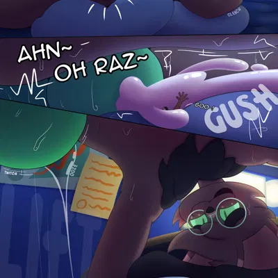 gooby (belaro), razcal (poyolewdo) created by belaro