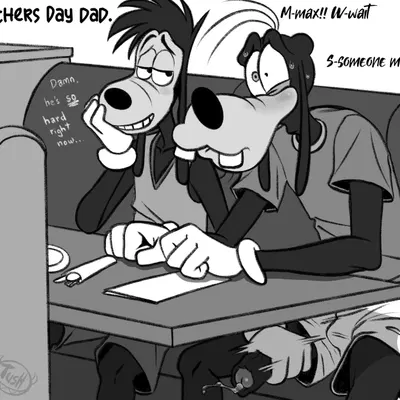 goofy (disney), max goof (disney, father's day) created by tush (artist)