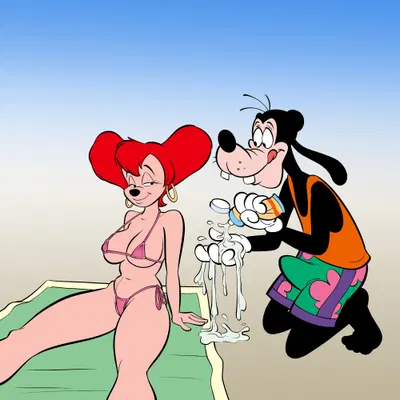 goofy (disney), peg pete (disney, goof troop) created by markkleanup