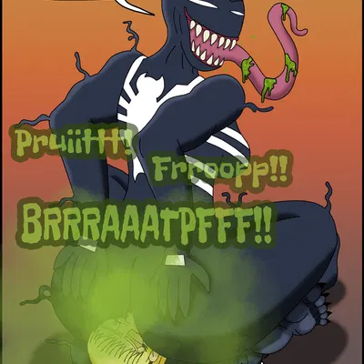 gwen stacy, she-venom, venom (marvel) (marvel) created by traylblaezer