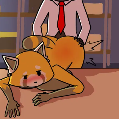 haida (aggretsuko), retsuko (aggretsuko, sanrio) created by confidentartist