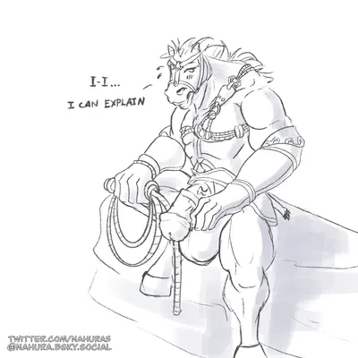 horse guai (asian mythology, black myth: wukong) created by nahura