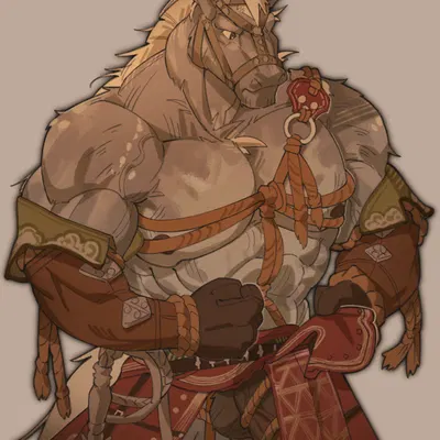 horse guai (black myth: wukong) created by currycatz