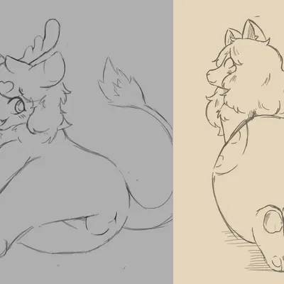 hundun (fabulous beasts), shi qilin (asian mythology, chinese mythology) created by holemann