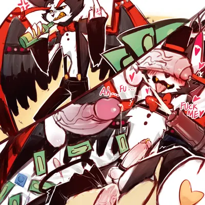 husk (hazbin hotel) (hazbin hotel, hellaverse) created by higanbana zero