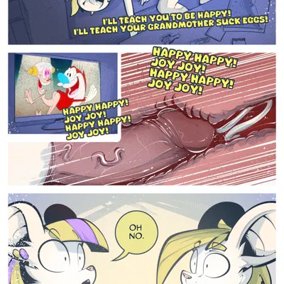 iris (ratcha), ren höek, skye (ratcha) (nickelodeon, ren and stimpy) created by ratcha