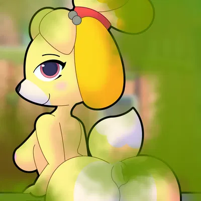 isabelle (animal crossing) (animal crossing, nintendo) created by grossdice