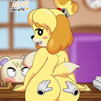 isabelle (animal crossing), marshal (animal crossing) (animal crossing, nintendo) created by shadowthespirit