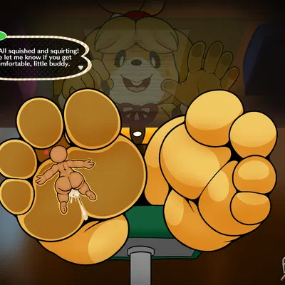 isabelle (animal crossing), ych (character) (animal crossing, nintendo) created by electricsnowfox