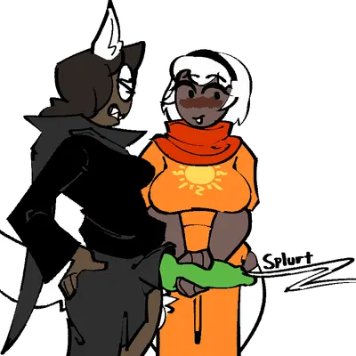 jade harley, rose lalonde (homestuck, ms paint adventures) created by xenopavilia