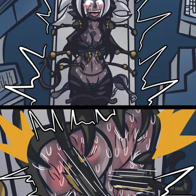 judgement (helltaker) (helltaker) created by cabimangaka, erocanvasart