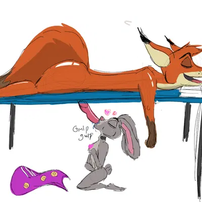 judy hopps, nick wilde (disney, zootopia) created by jrxt