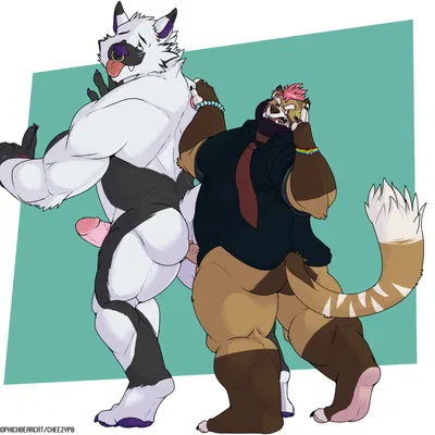 junichi, tsuki sakura (luckyderggy) created by dropkickbearcat