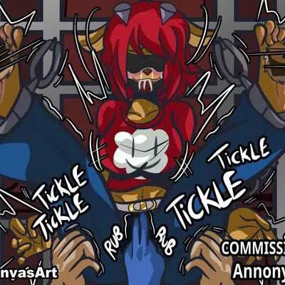 katy kat, lammy lamb, parappa (parappa the rapper, sony corporation) created by cabimangaka, erocanvasart