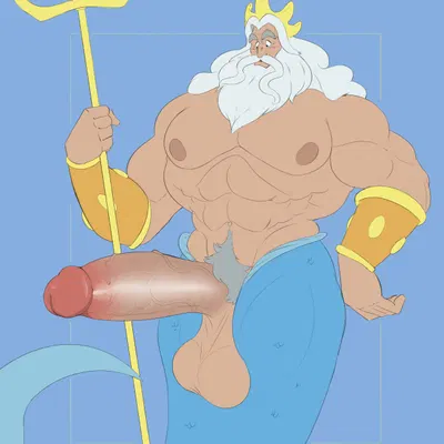 king triton (disney) (disney, the little mermaid (1989)) created by unrealrui