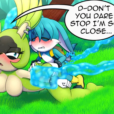 kitsunami the fennec, surge the tenrec (idw publishing, sega) created by dexstar