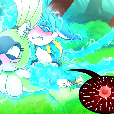 kitsunami the fennec, surge the tenrec (idw publishing, sega) created by dexstar