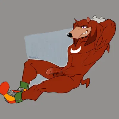 knuckles the echidna (sega, sonic the hedgehog (series)) created by raunchysurfeit