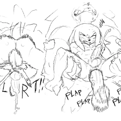 knuckles the echidna, sonic the hedgehog, sonic the werehog (sega, sonic the hedgehog (series)) created by smugh