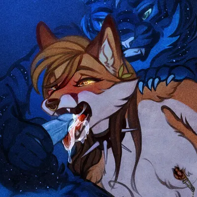 koru (martith), laika (sharpfurry) created by martith