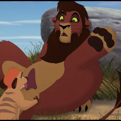 kovu (the lion king), timon's ma (disney, the lion king) created by kaion