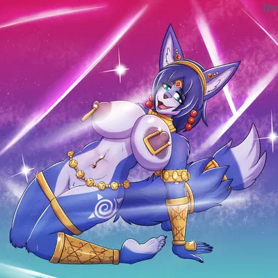 krystal (star fox) (krystal appreciation month, nintendo) created by myos (artist)