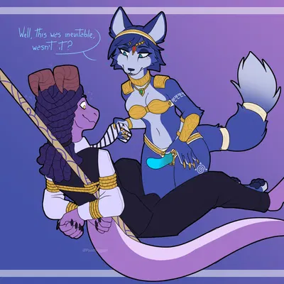 krystal (star fox), nerai (neraired) (mythology, nintendo) created by pantheggon