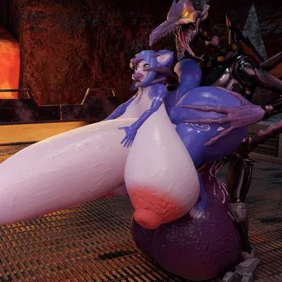 krystal (star fox), ridley (metroid, nintendo) created by tiger jhobs