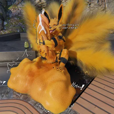 kurama (naruto) created by ionwing